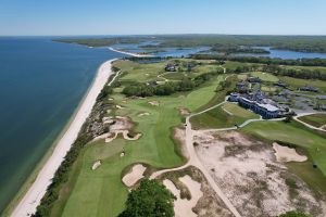 Sebonack 18th Green Aerial